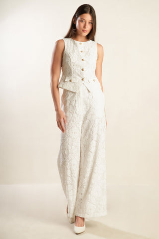 WE TRUST YOU WOVEN LACE PANTS - By Baano