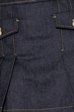 A FRESH PICK INDIGO DENIM SKORT - By Baano