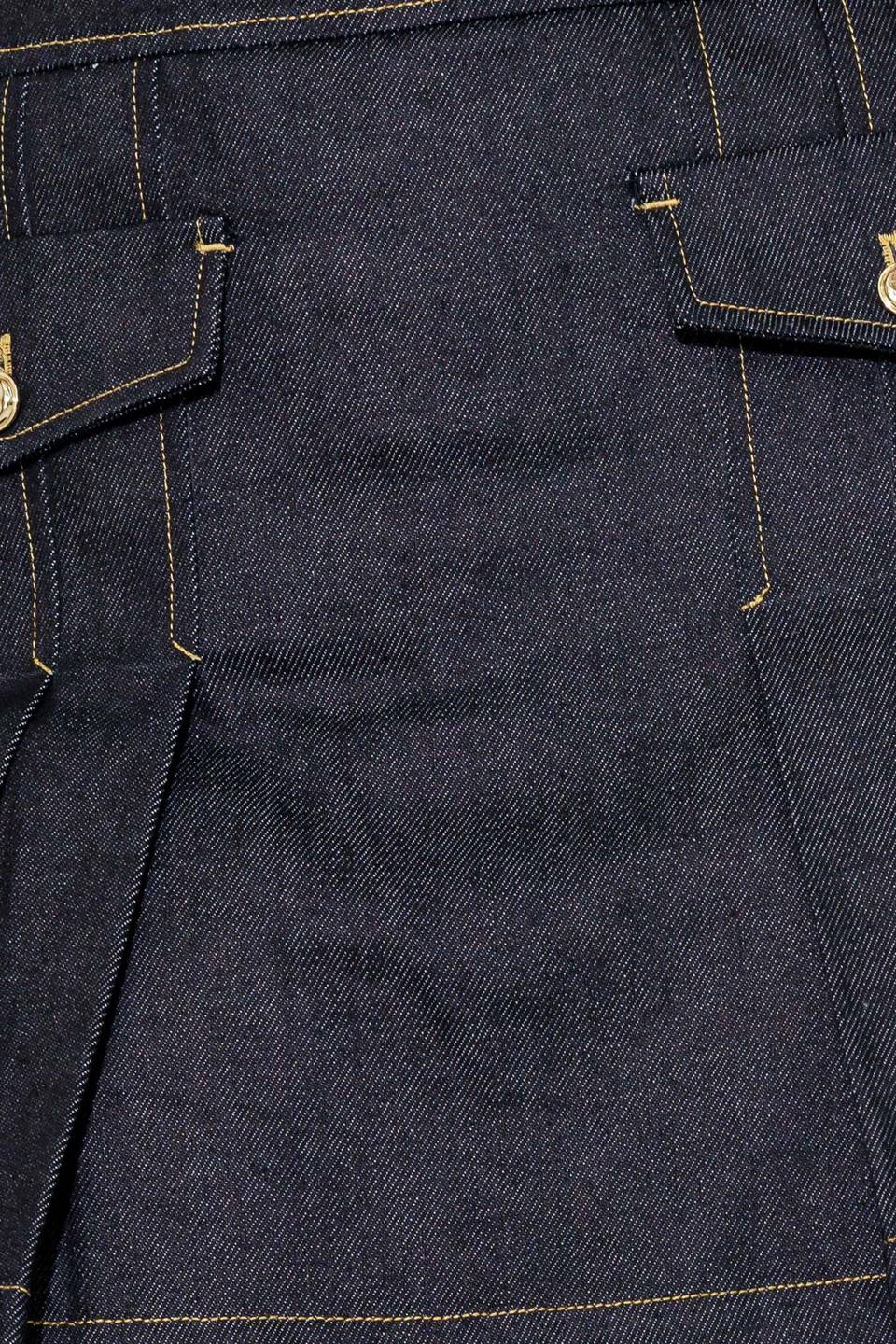 A FRESH PICK INDIGO DENIM SKORT - By Baano