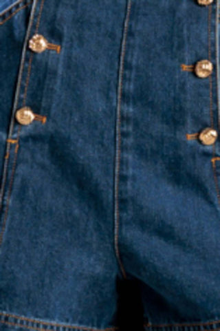 DRIVE-IN MOVIE DENIM SHORT - By Baano