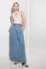 KISSED BY SUNLIGHT DENIM PANTS - By Baano