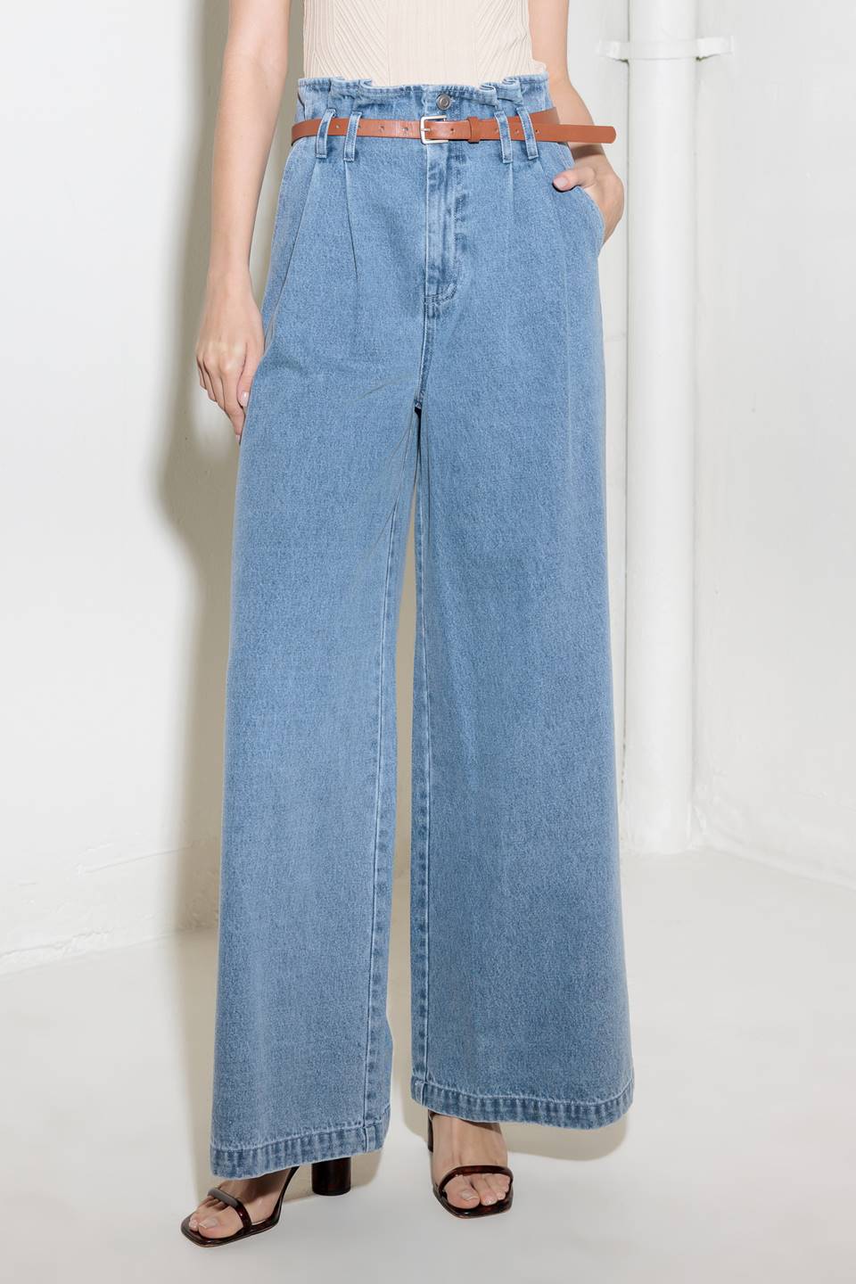 KISSED BY SUNLIGHT DENIM PANTS - By Baano
