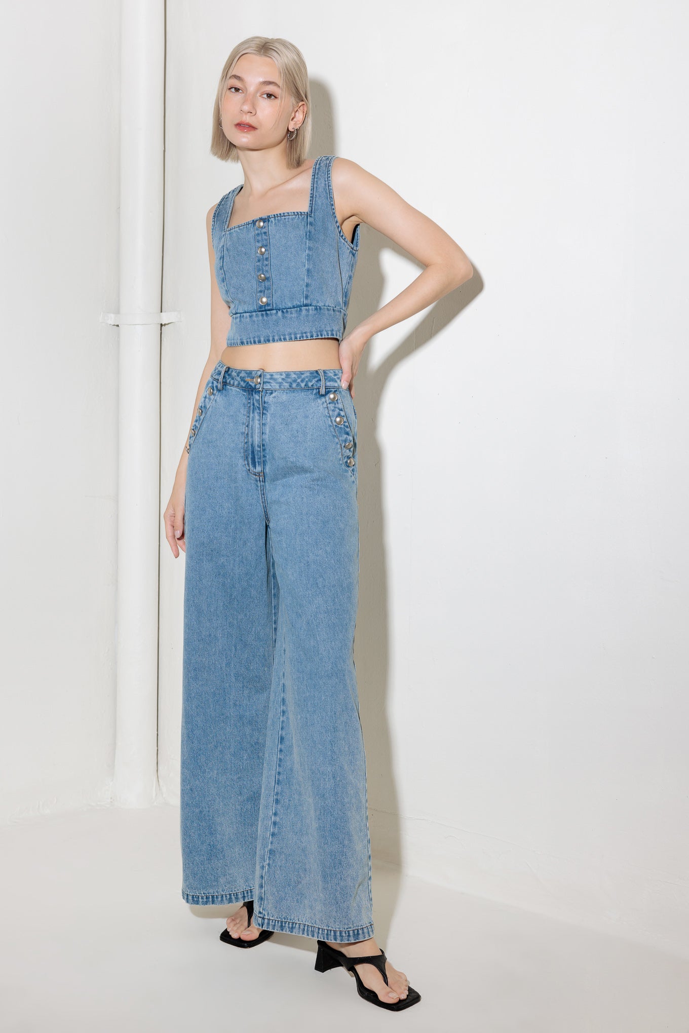 EVER SO SWEET DENIM PANTS - By Baano