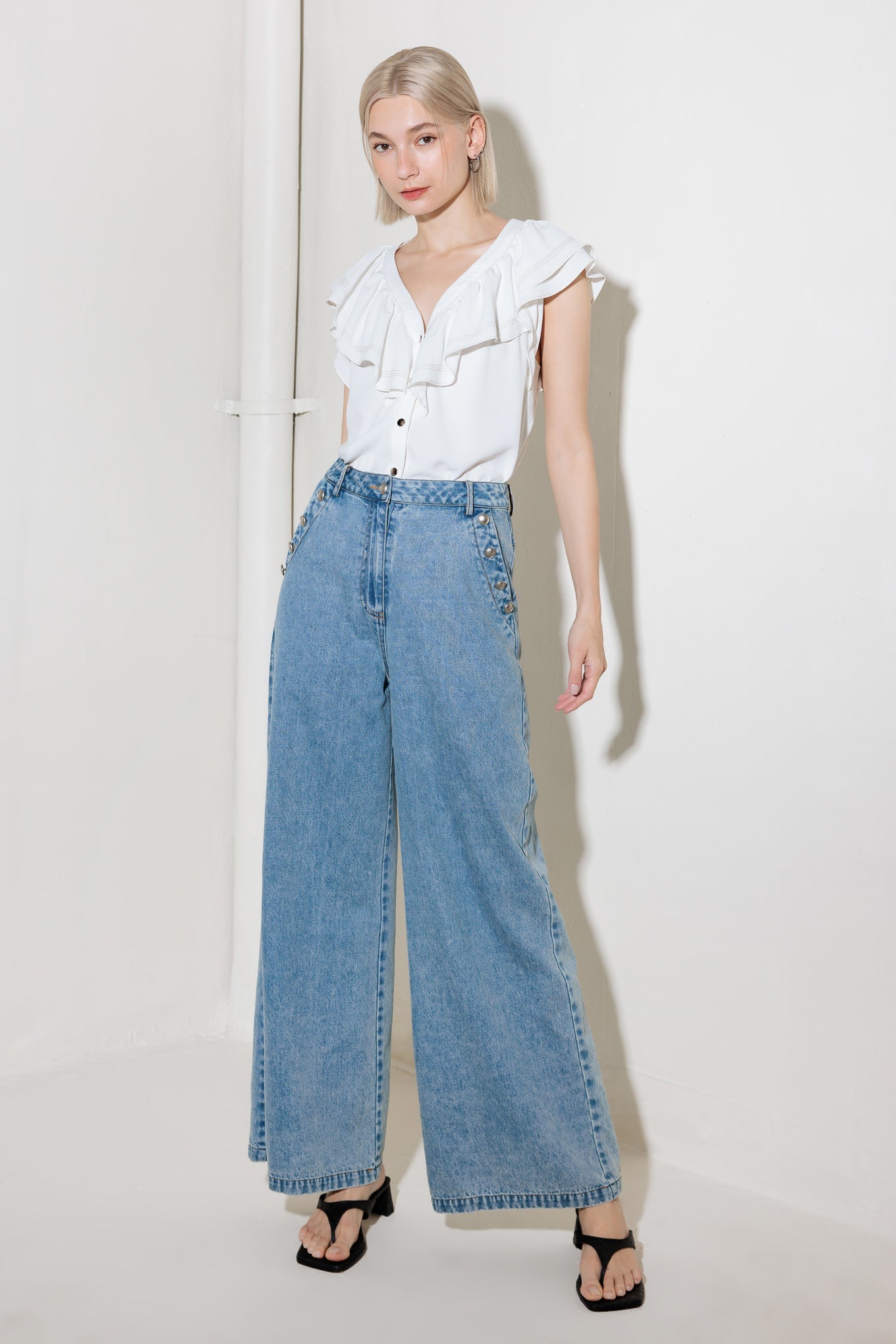 EVER SO SWEET DENIM PANTS - By Baano