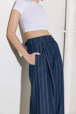 HOLD JOY IN INDIGO WOVEN PANTS - By Baano