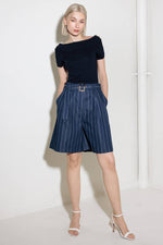 HOLD JOY IN INDIGO WOVEN SHORT - By Baano