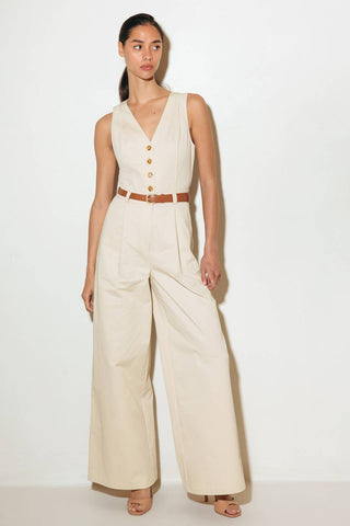EVERYDAY ESSENTIAL WOVEN JUMPSUIT - By Baano