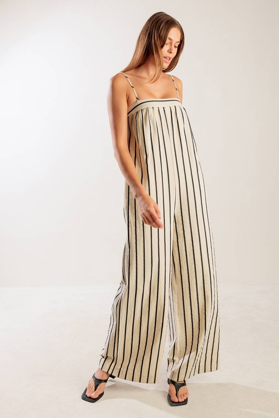 JUST THE BEGINNING WOVEN JUMPSUIT - By Baano