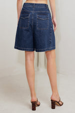 COFFEE PETAL DENIM SHORT - By Baano