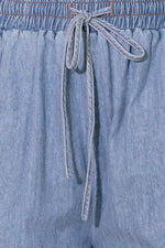 RIVERSIDE SIPS LIGHT INDIGO CHAMBRAY PANTS - By Baano