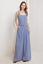FRESH PETAL BLUE WOVEN JUMPSUIT - By Baano