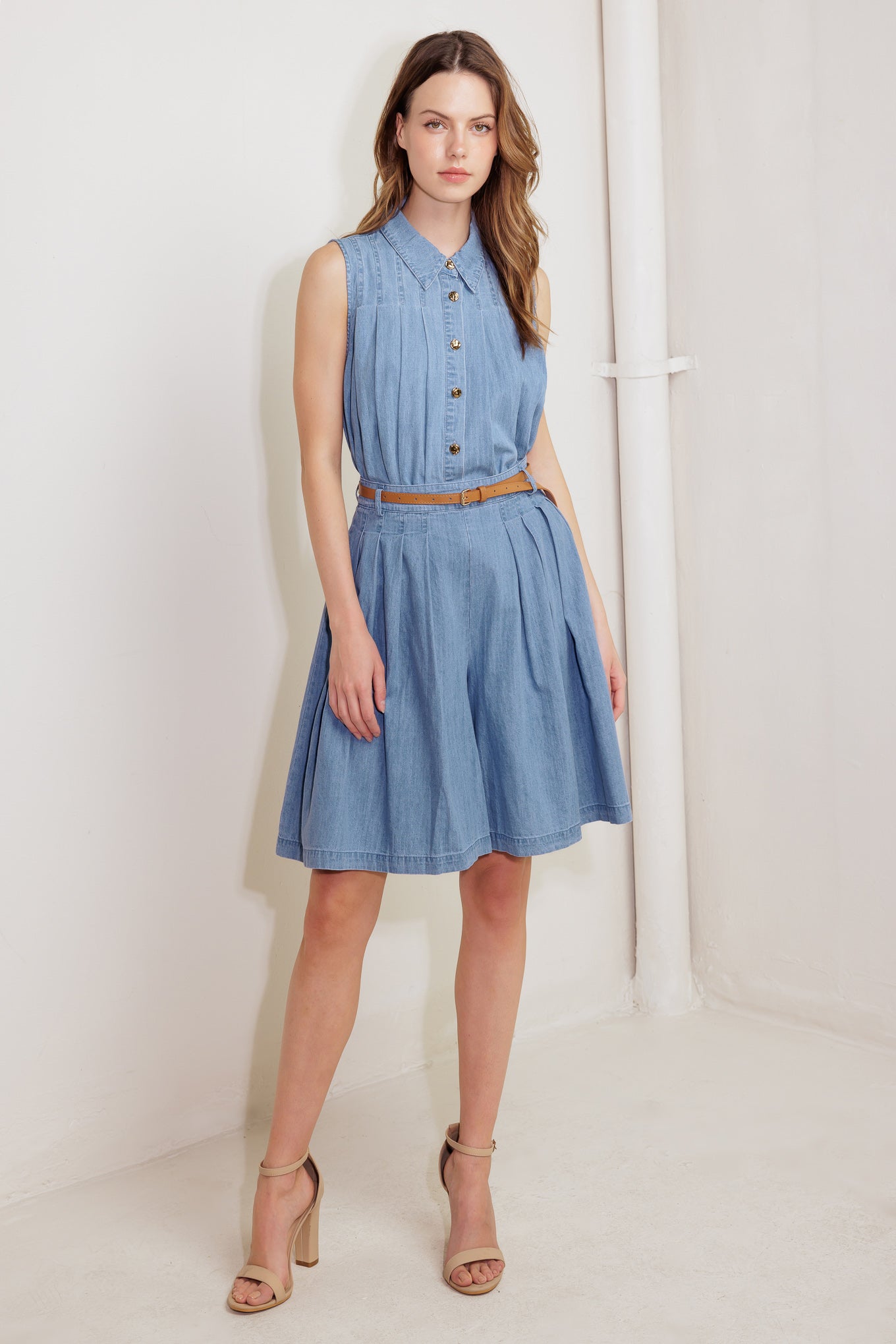 SERENITY HILL CHAMBRAY SHORT - By Baano