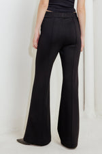 MODERN FLOW BLACK WOVEN PANTS - By Baano