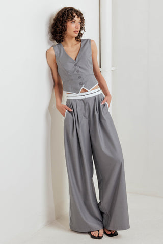 POWER LINES WOVEN PANTS - By Baano