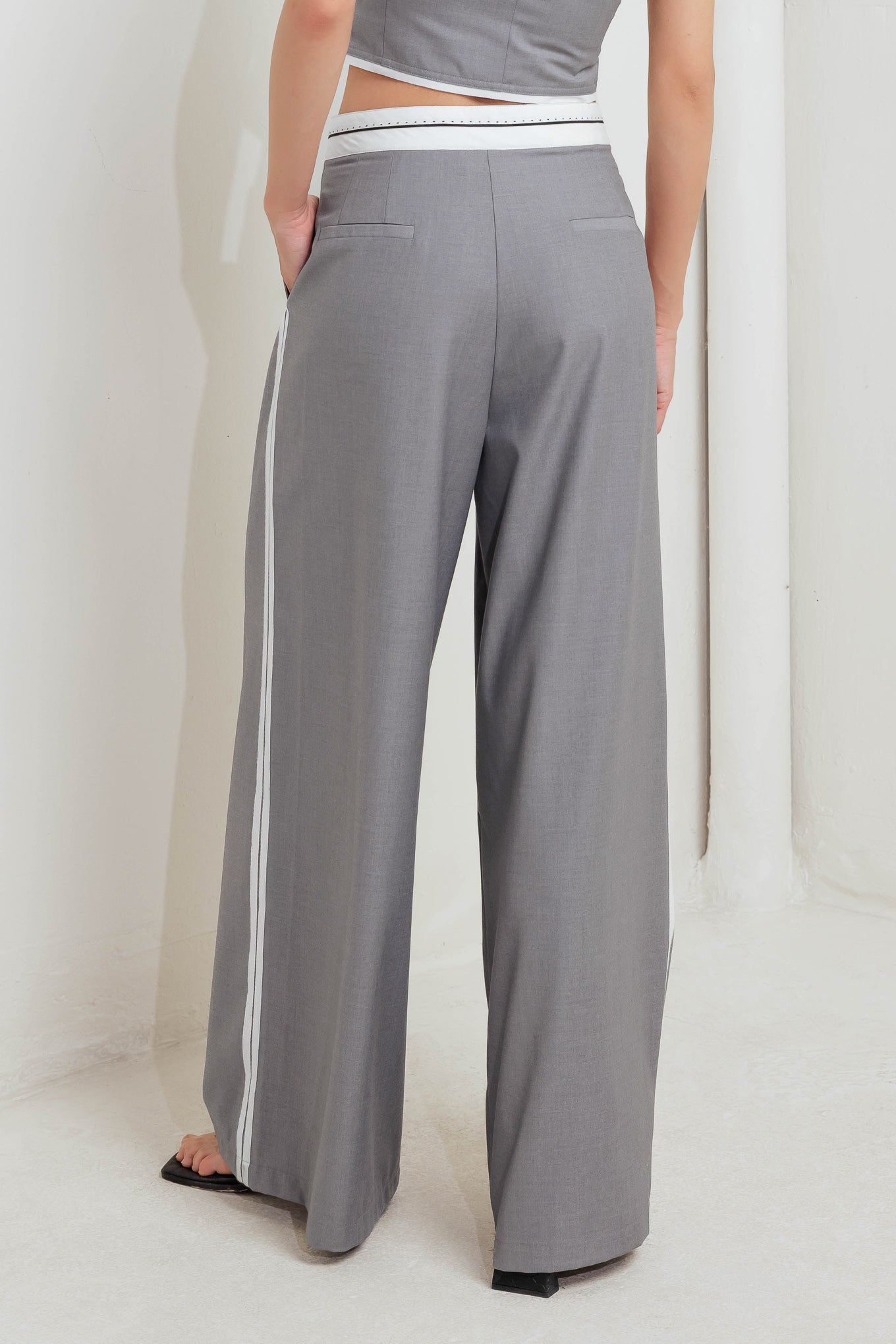 POWER LINES WOVEN PANTS - By Baano