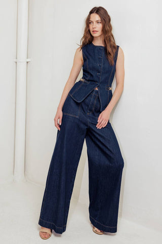 INDIGO ICON DENIM PANTS - By Baano