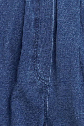 URBAN INDIGO FRENCH TERRY DENIM PANTS - By Baano