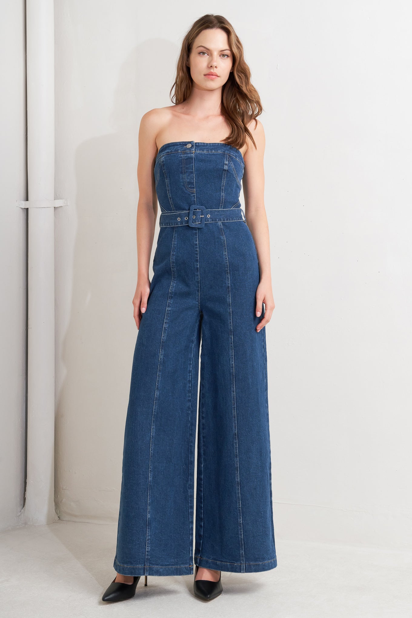 RETRO DIVE DENIM JUMPSUIT - By Baano