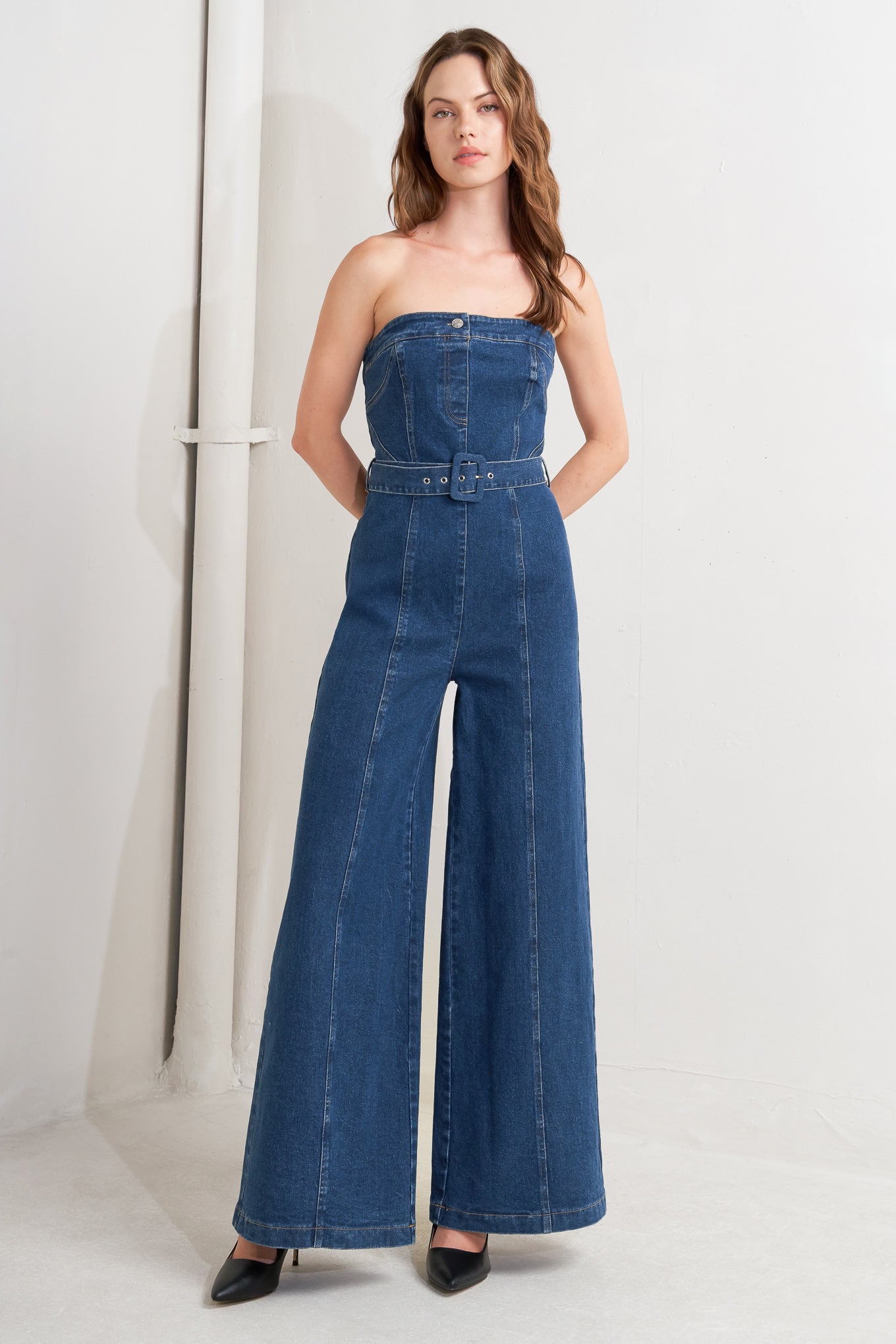 RETRO DIVE DENIM JUMPSUIT - By Baano