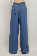 WESTERN RIVET DENIM PANTS - By Baano