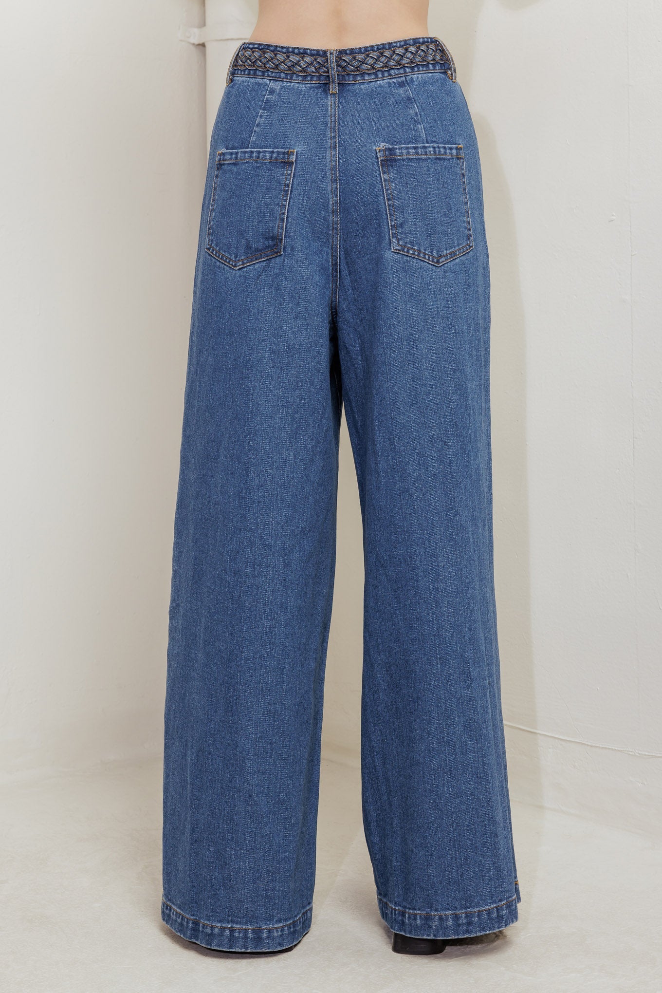 WESTERN RIVET DENIM PANTS - By Baano