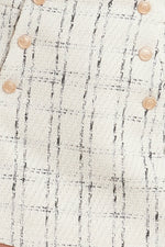 PARIS BOUND WOVEN TWEED SKORT - By Baano