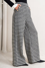 METRO ICON WOVEN HOUNDSTOOTH PANTS - By Baano