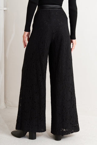 SHADOW GLAM WOVEN LACE PANTS Flying Tomato