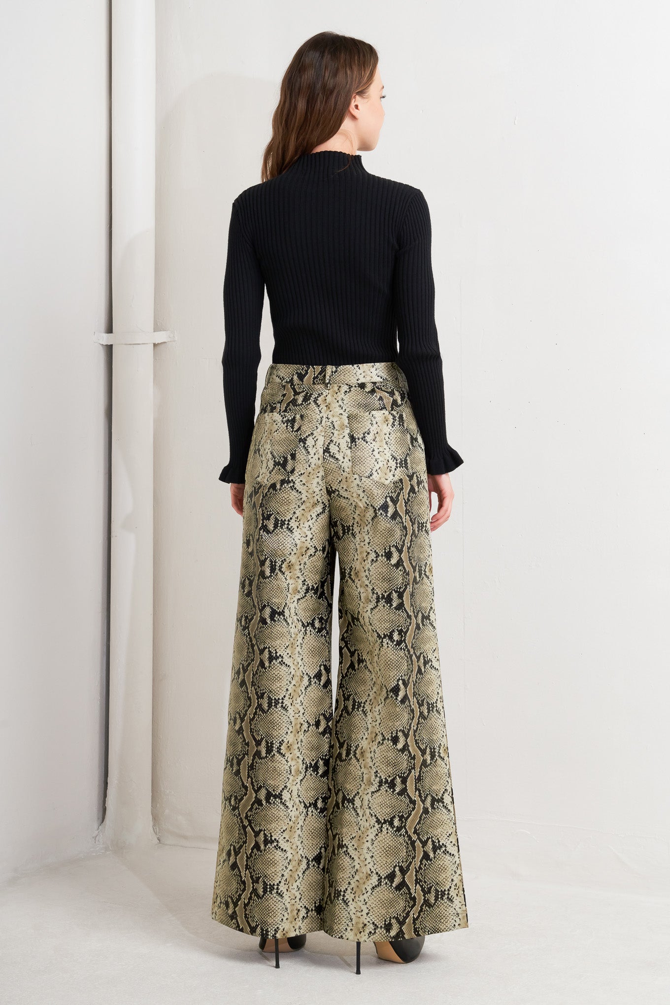 GLAM VENOM FAUX LEATHER PANTS - By Baano