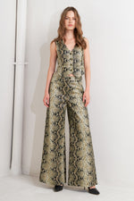 GLAM VENOM FAUX LEATHER PANTS - By Baano