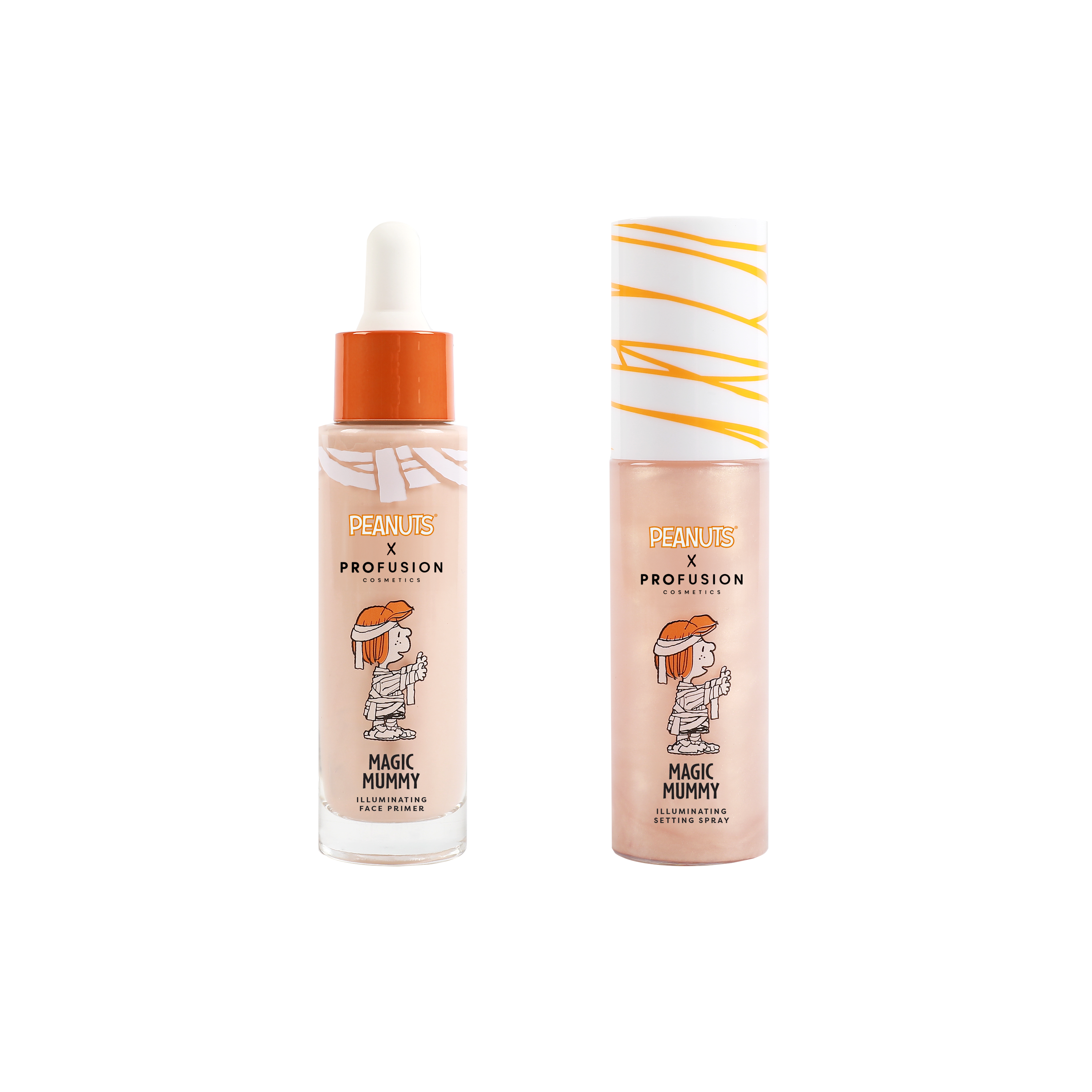 Peanuts Halloween | Magic Mummy Illuminating Face Primer & Setting Spray Set