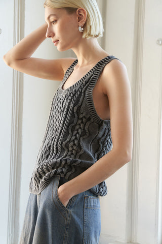 NEVER FORGET KNIT TANK TOP - By Baano