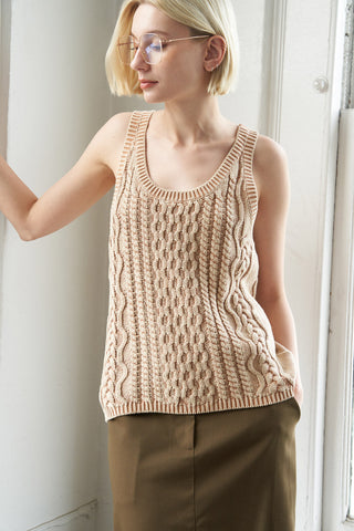 NEVER FORGET KNIT TANK TOP - By Baano
