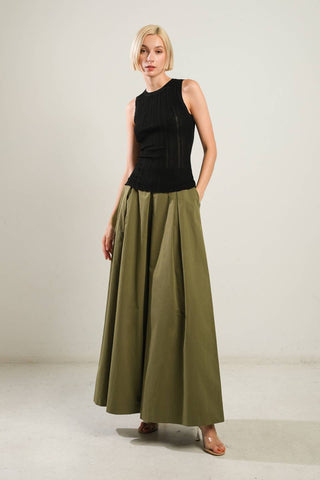 BE RIGHT BACK BLACK SWEATER TOP - By Baano