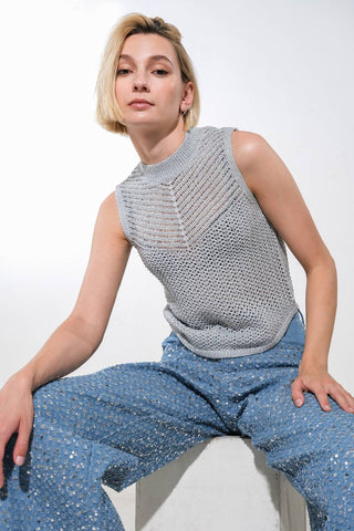 BLISSFUL SUNSHINE SWEATER TOP - By Baano