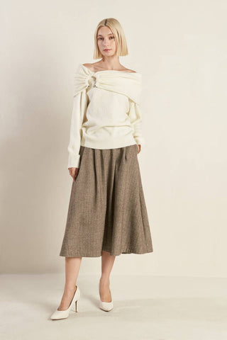 QUIET MOMENTS SWEATER TOP - By Baano