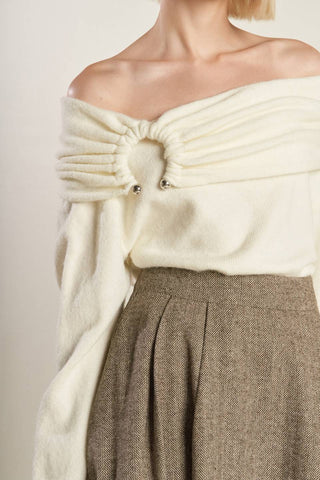 QUIET MOMENTS SWEATER TOP - By Baano