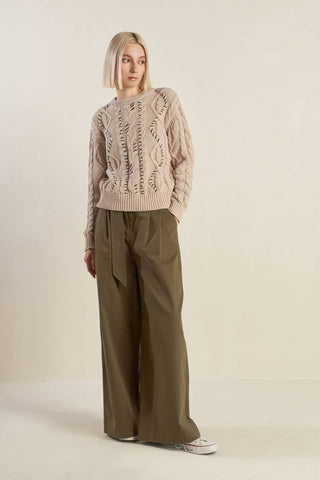 LITTLE BIT IN LOVE SWEATER KNIT TOP - By Baano