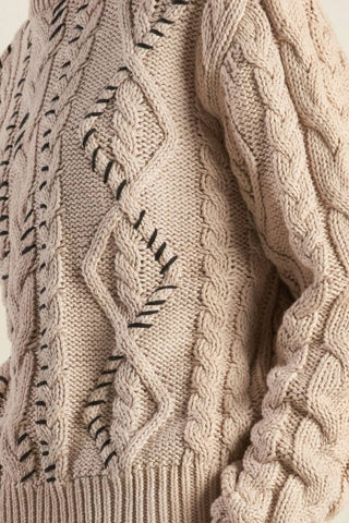 LITTLE BIT IN LOVE SWEATER KNIT TOP - By Baano