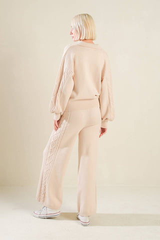 HOLD YOUR GAZE SWEATER KNIT TOP - By Baano
