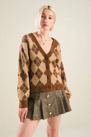 CHAMPAGNE COAST SWEATER CARDIGAN - By Baano