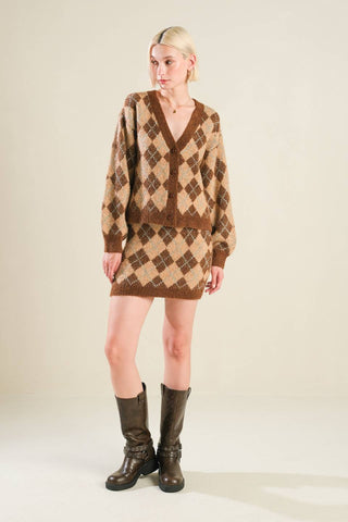CHAMPAGNE COAST SWEATER CARDIGAN - By Baano
