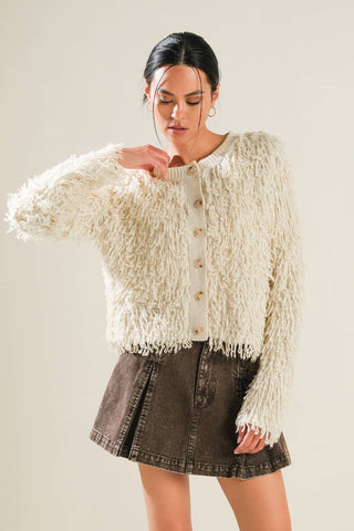 LIVE IN THE NOW SWEATER CARDIGAN - By Baano