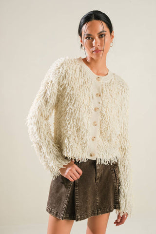 LIVE IN THE NOW SWEATER CARDIGAN - By Baano