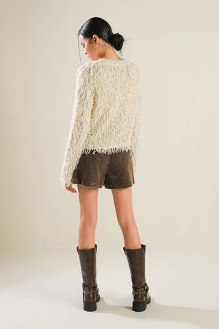 LIVE IN THE NOW SWEATER CARDIGAN - By Baano