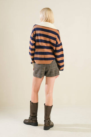 A PASSIONATE HEART SWEATER TOP - By Baano