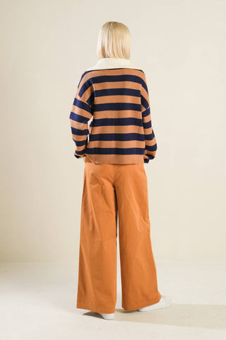 A PASSIONATE HEART SWEATER TOP - By Baano