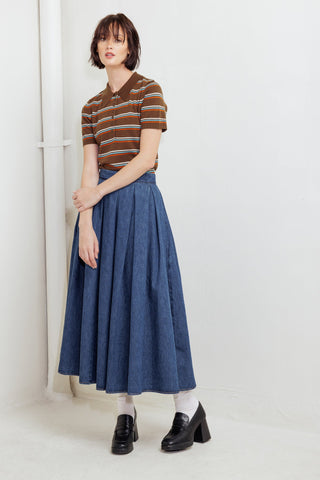 PRETTY IN PARADISE POLO TOP - By Baano