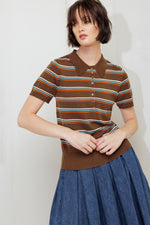 PRETTY IN PARADISE POLO TOP