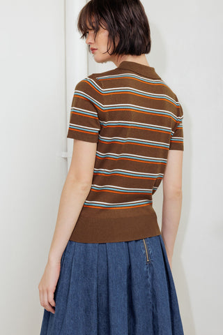 PRETTY IN PARADISE POLO TOP - By Baano
